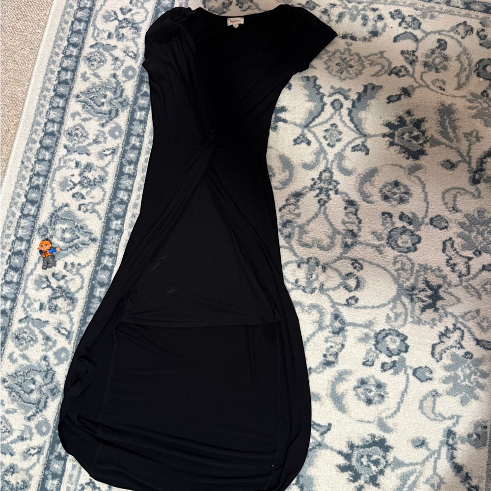 Rolla Coster Black Asymmetrical Bodycon Dress